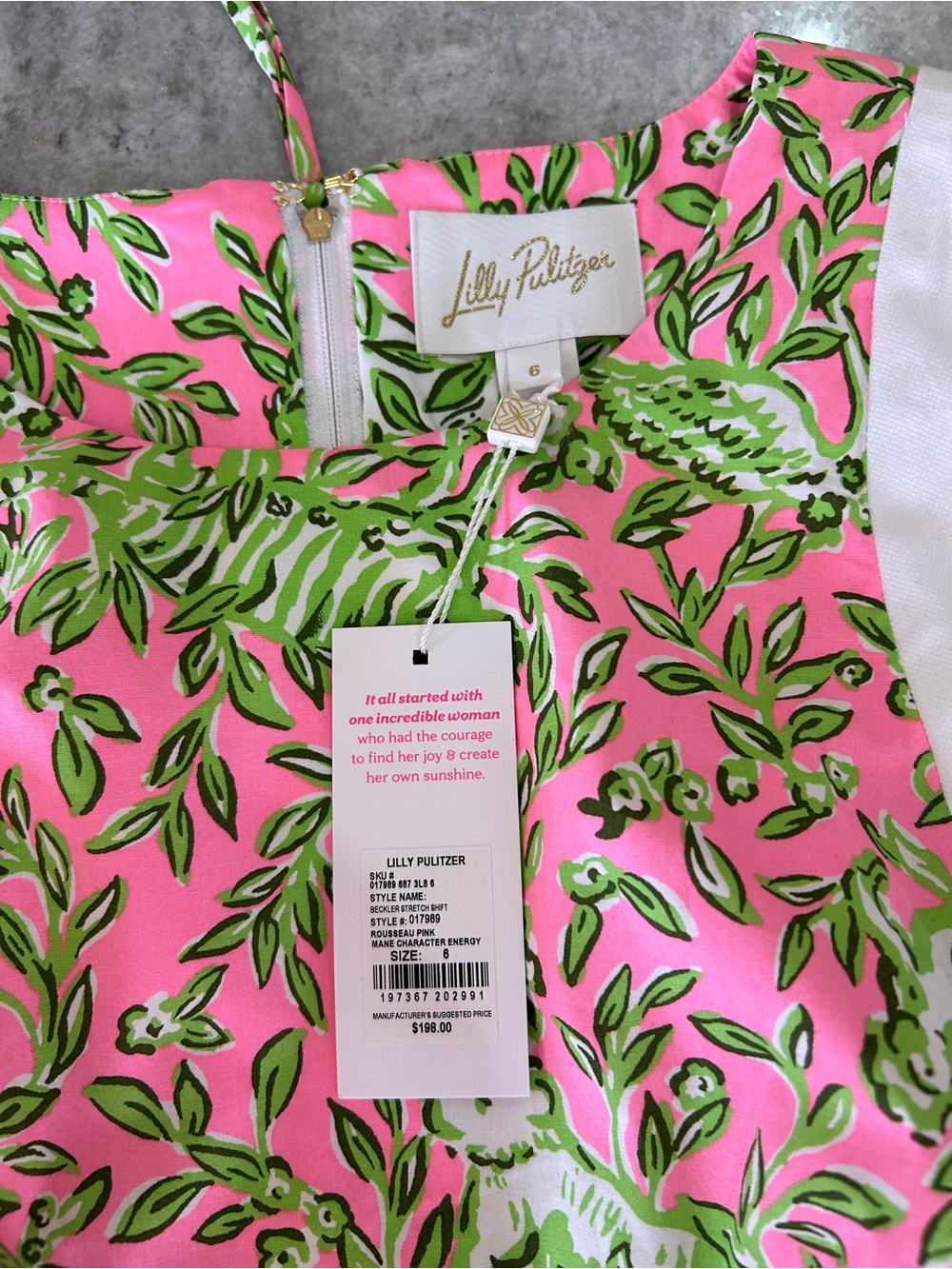 Lilly Pulitzer Matching Mother & Daughter Set Rousseau Pink Mane Sizes 6 - Picture 7 of 16